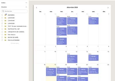 Avocat, agenda